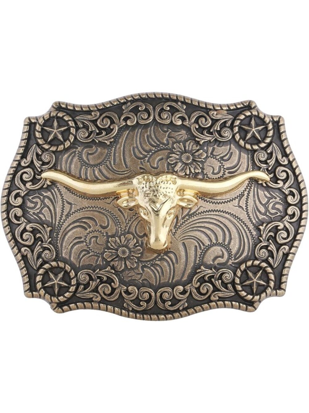 Women Longhorn Head Western Buckle American Eagle Horse Belt